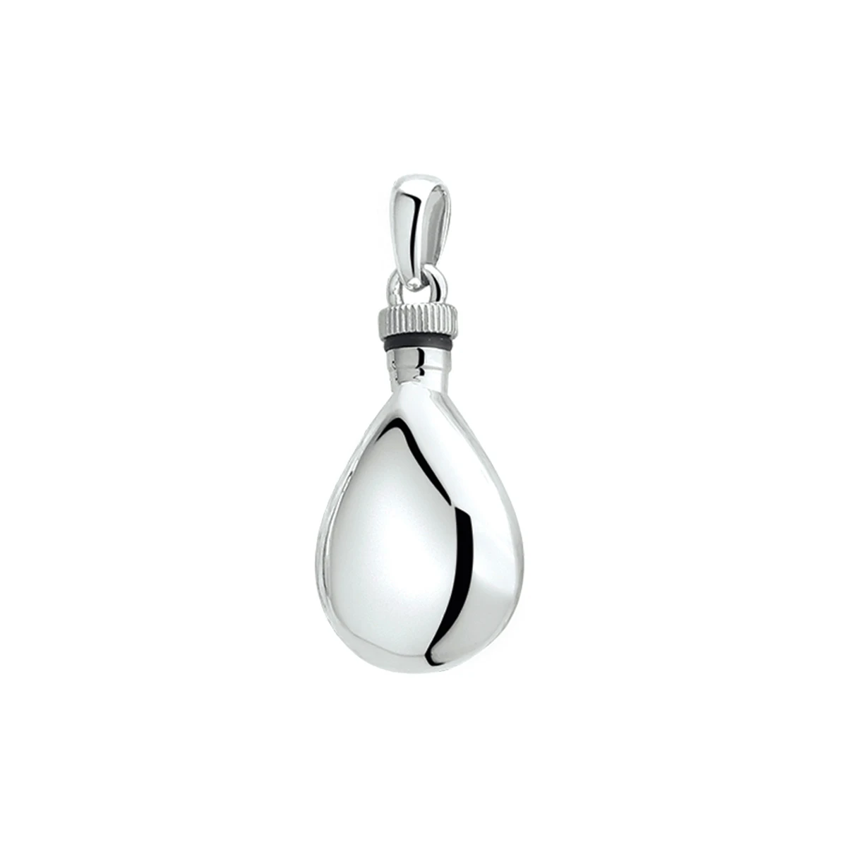 urnhanger 19,5 mm zilver gerhodineerd