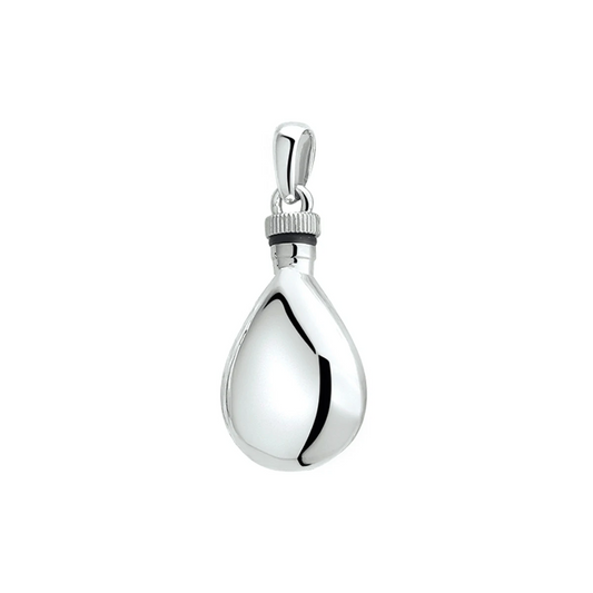 urnhanger 19,5 mm zilver gerhodineerd