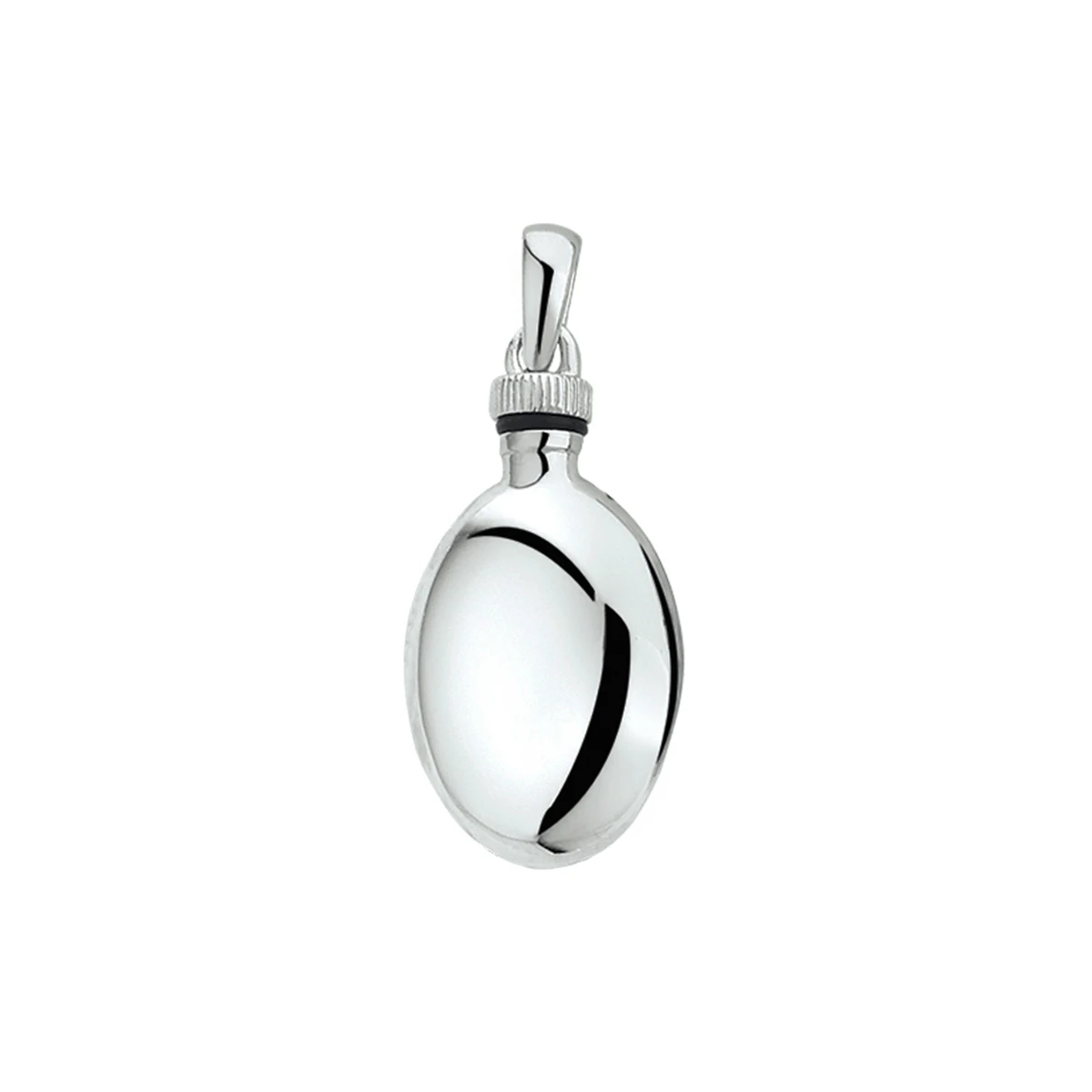 urnhanger 19,5 mm zilver gerhodineerd