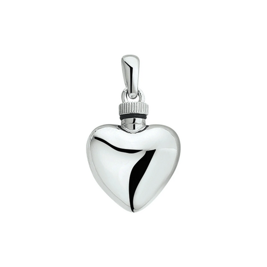 urnhanger hart 17 mm zilver gerhodineerd