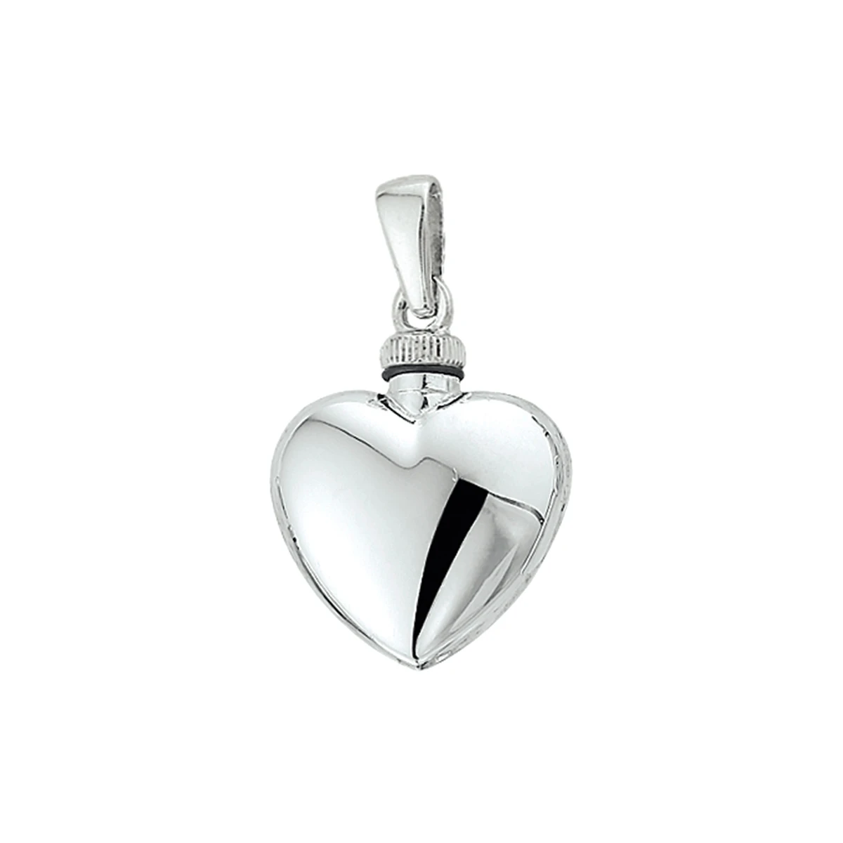 urnhanger hart 17 mm zilver gerhodineerd