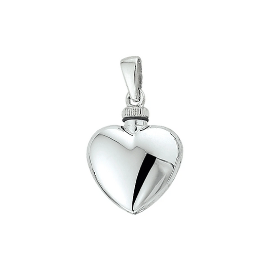 urnhanger hart 17 mm zilver gerhodineerd