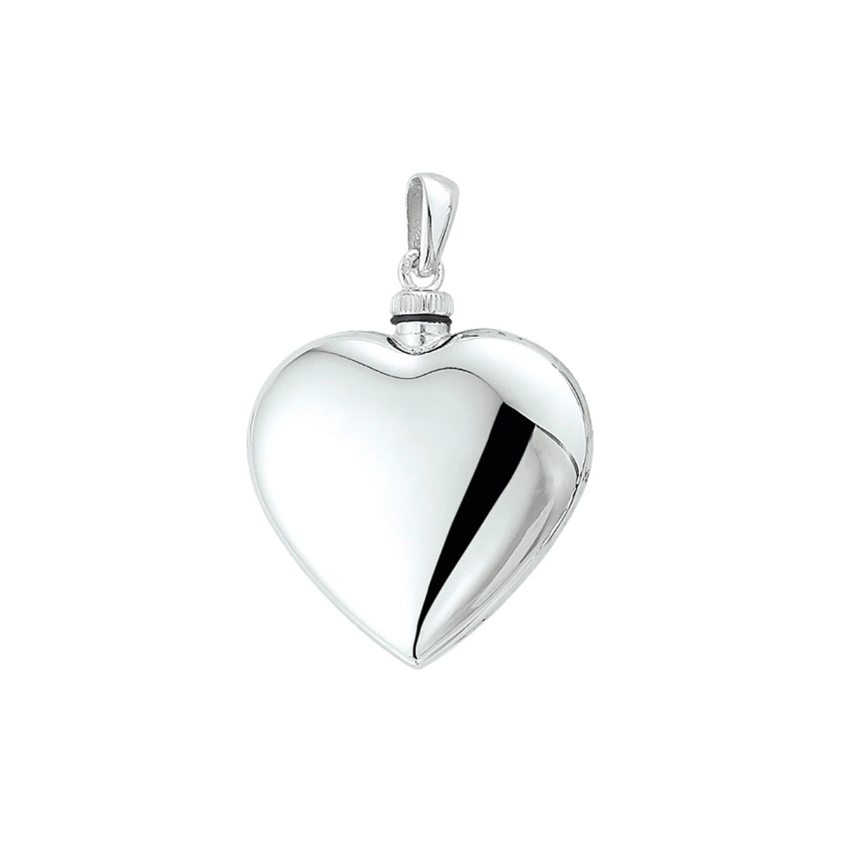 urnhanger hart 26,5 mm zilver gerhodineerd