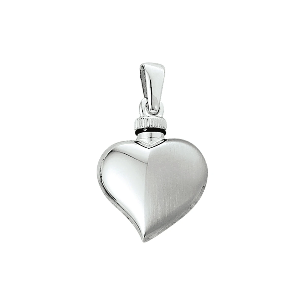 urnhanger hart poli/mat 16 mm zilver gerhodineerd