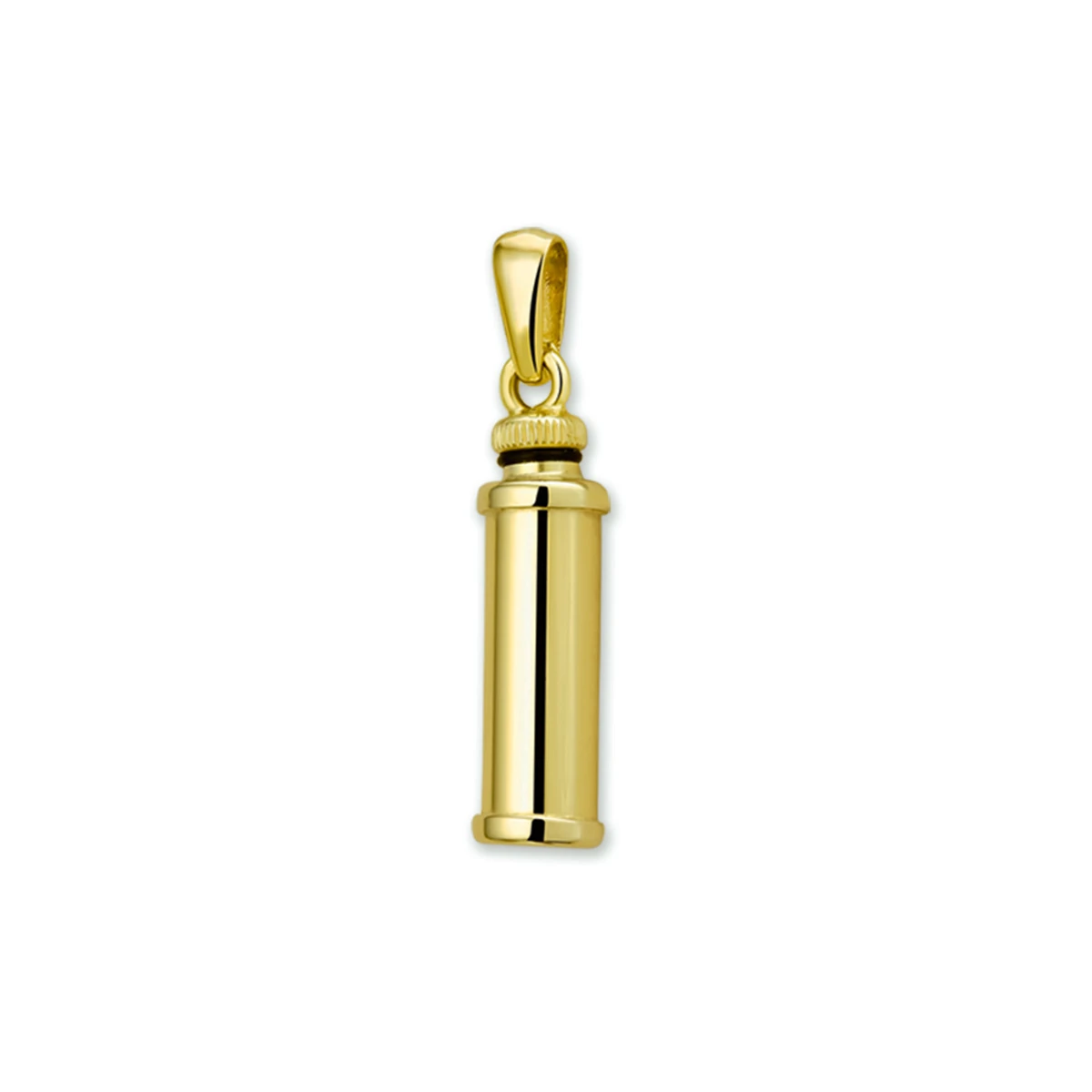 urnhanger poli 19 mm 14K geelgoud