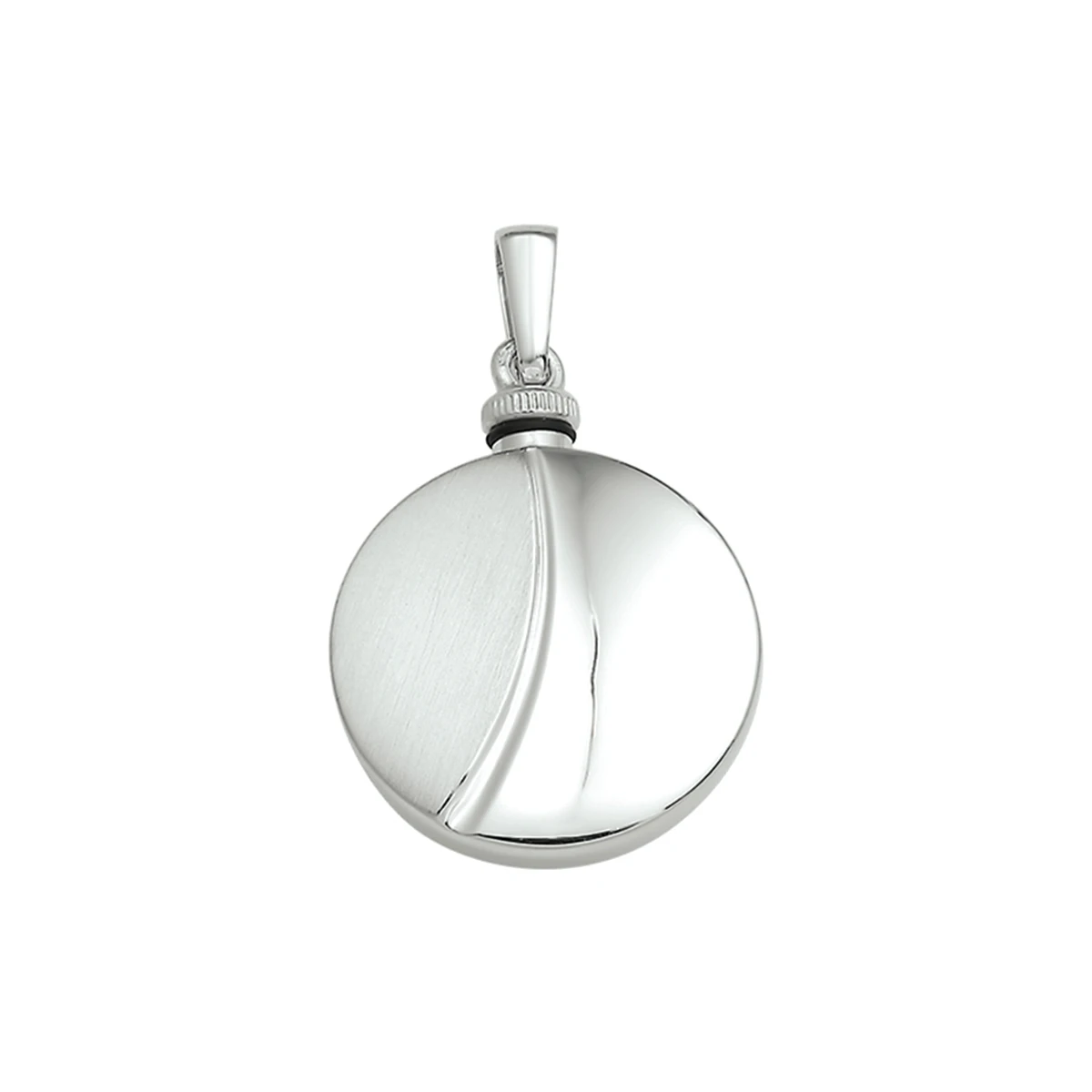 urnhanger poli/mat 21,5 mm zilver gerhodineerd