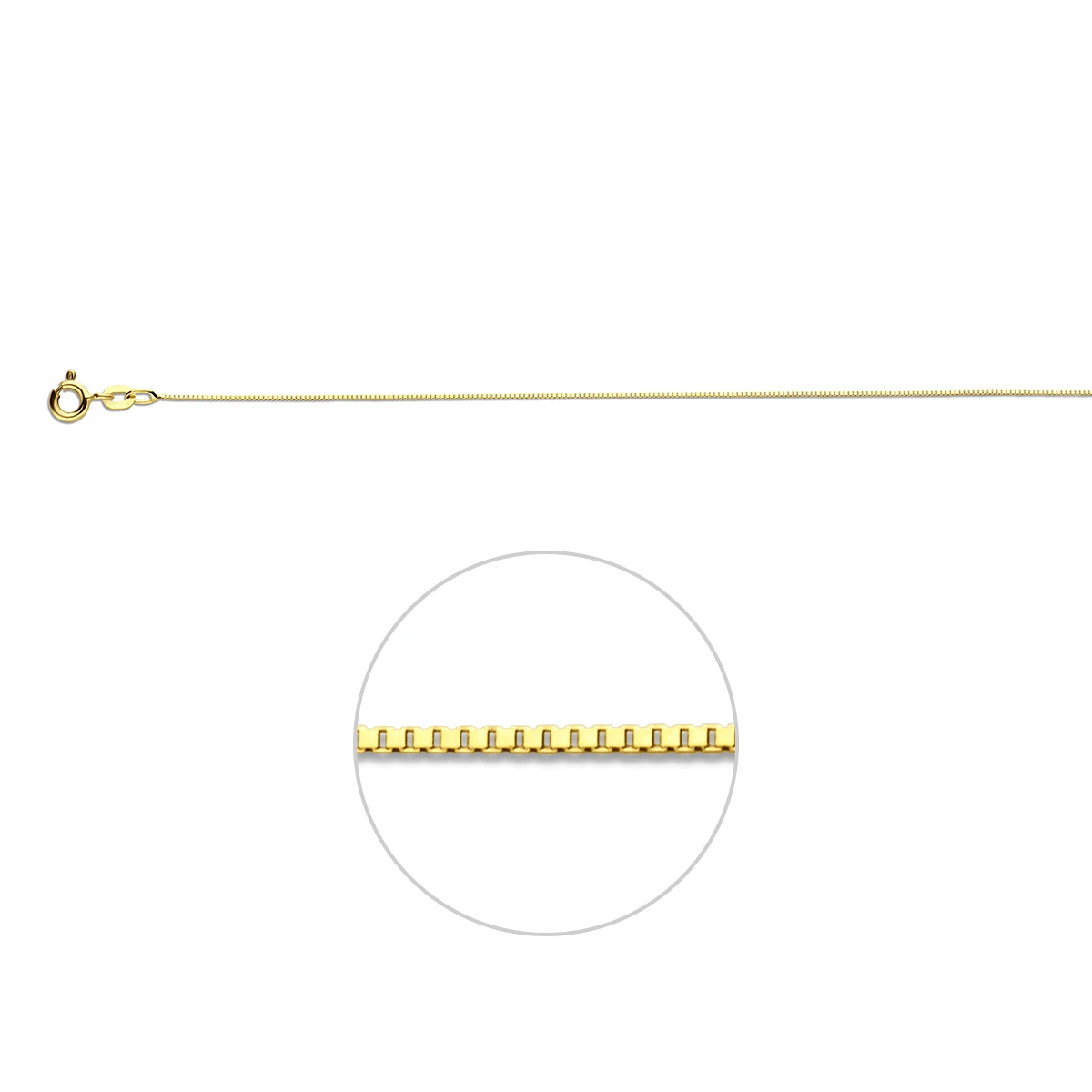 venetiaans 0,6 mm 14K geelgoud
