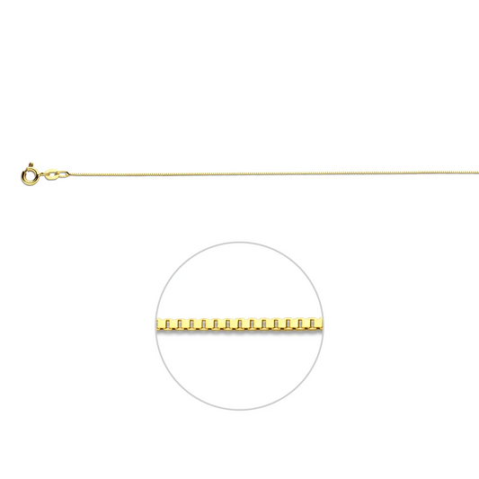 venetiaans 0,6 mm 14K geelgoud