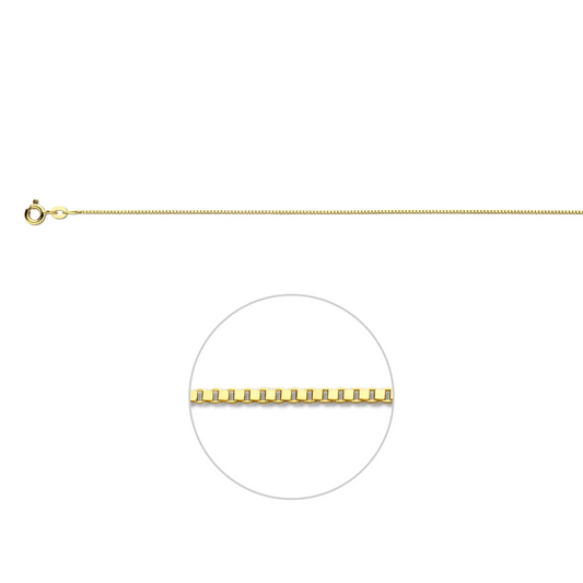venetiaans 0,8 mm 14K geelgoud