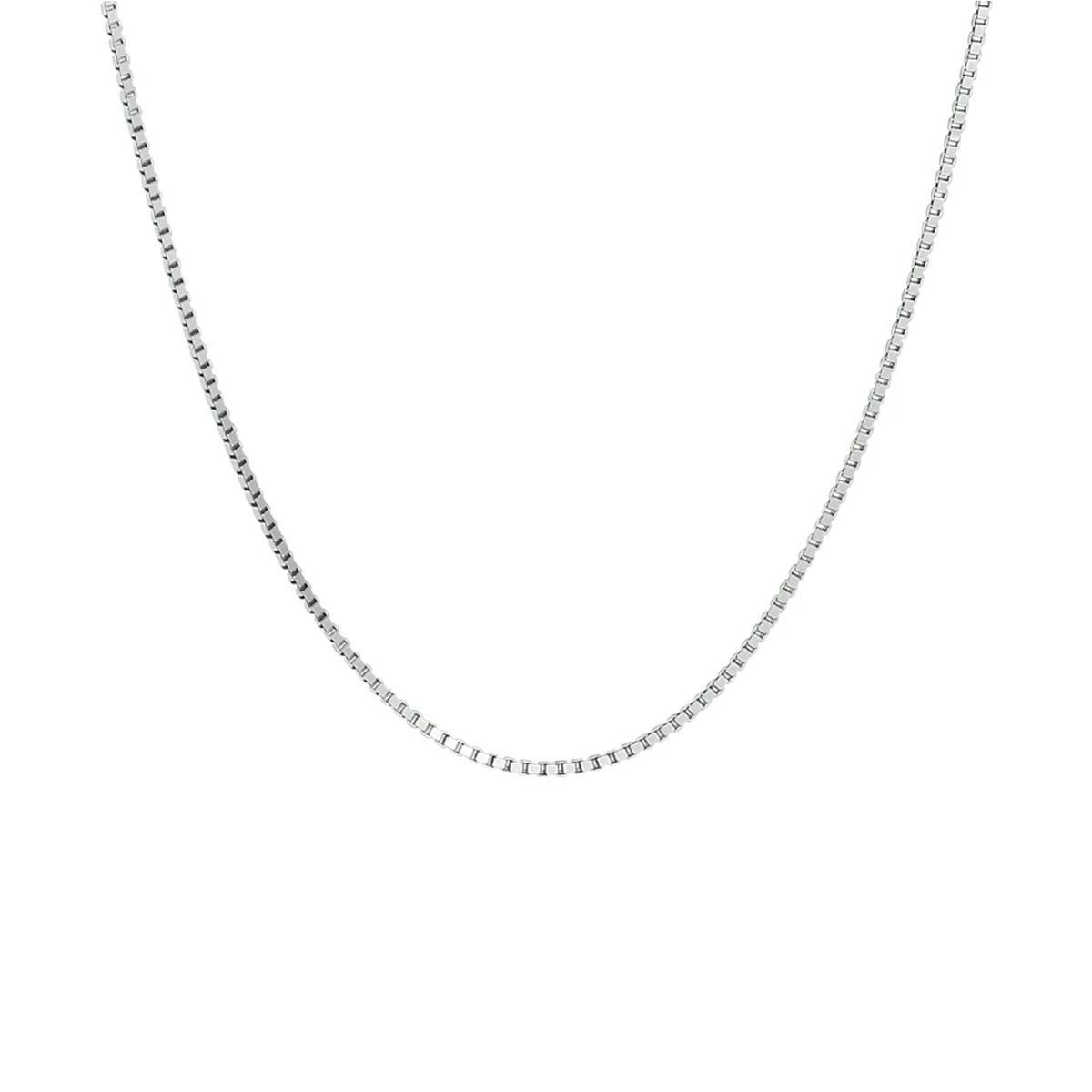 venetiaans 1,1 mm zilver gerhodineerd