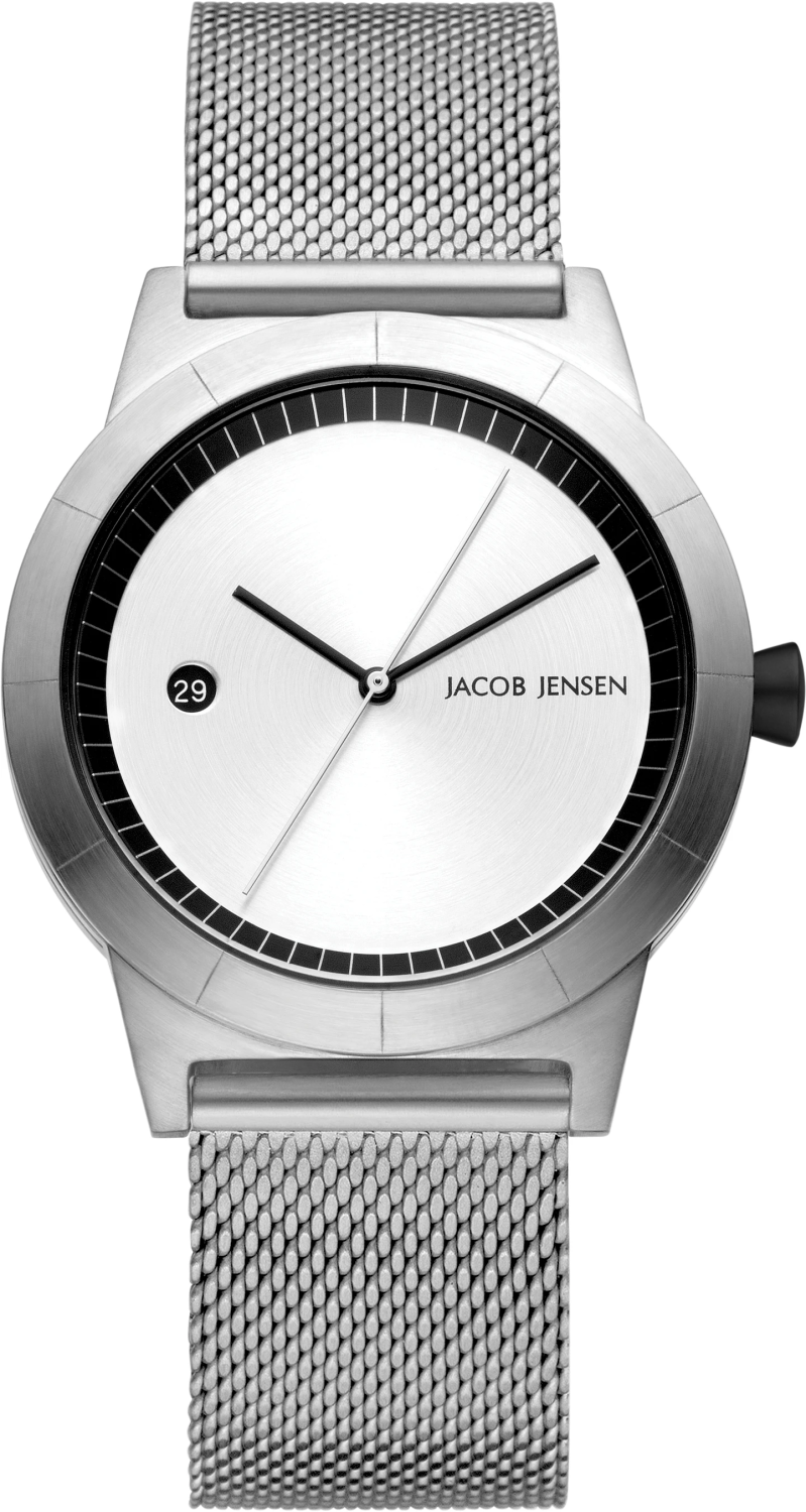 WATCH STAINLESS STEEL SAPPHIRE MESH STRAP JACOB JENSEN -ASCENT- 152.