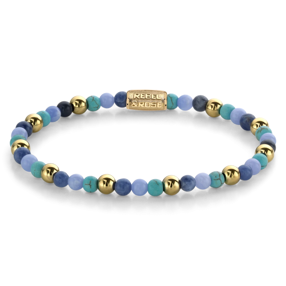 Winter Blues gold-coloured - 4mm M