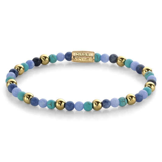 Winter Blues gold-coloured - 4mm M
