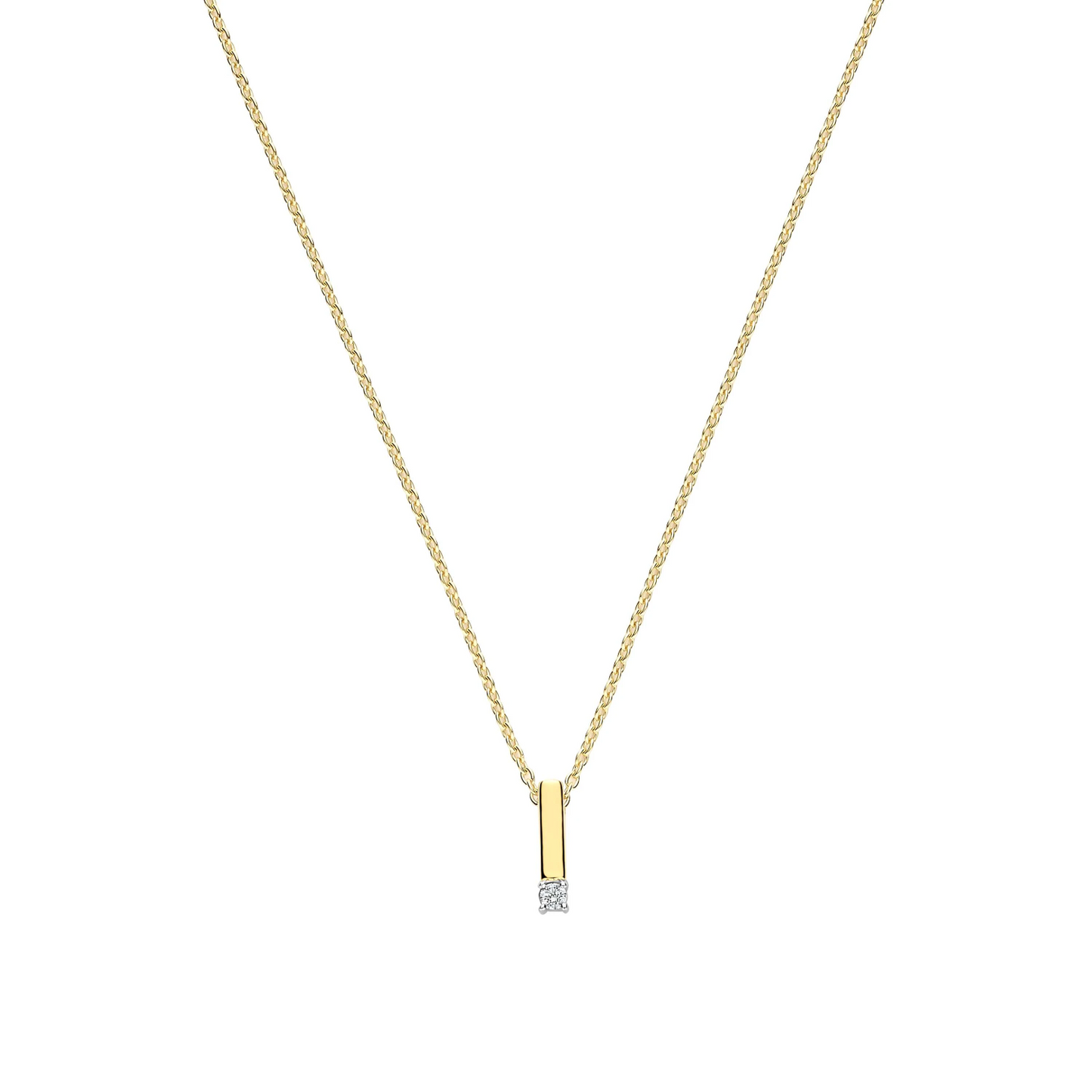 Zirkonia Bar Ketting