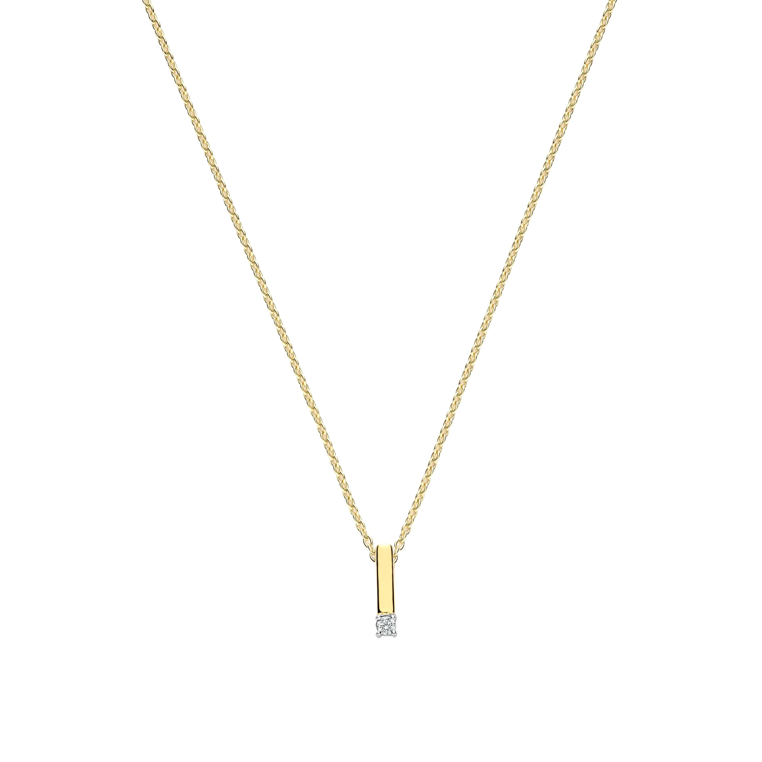 Zirkonia Bar Ketting