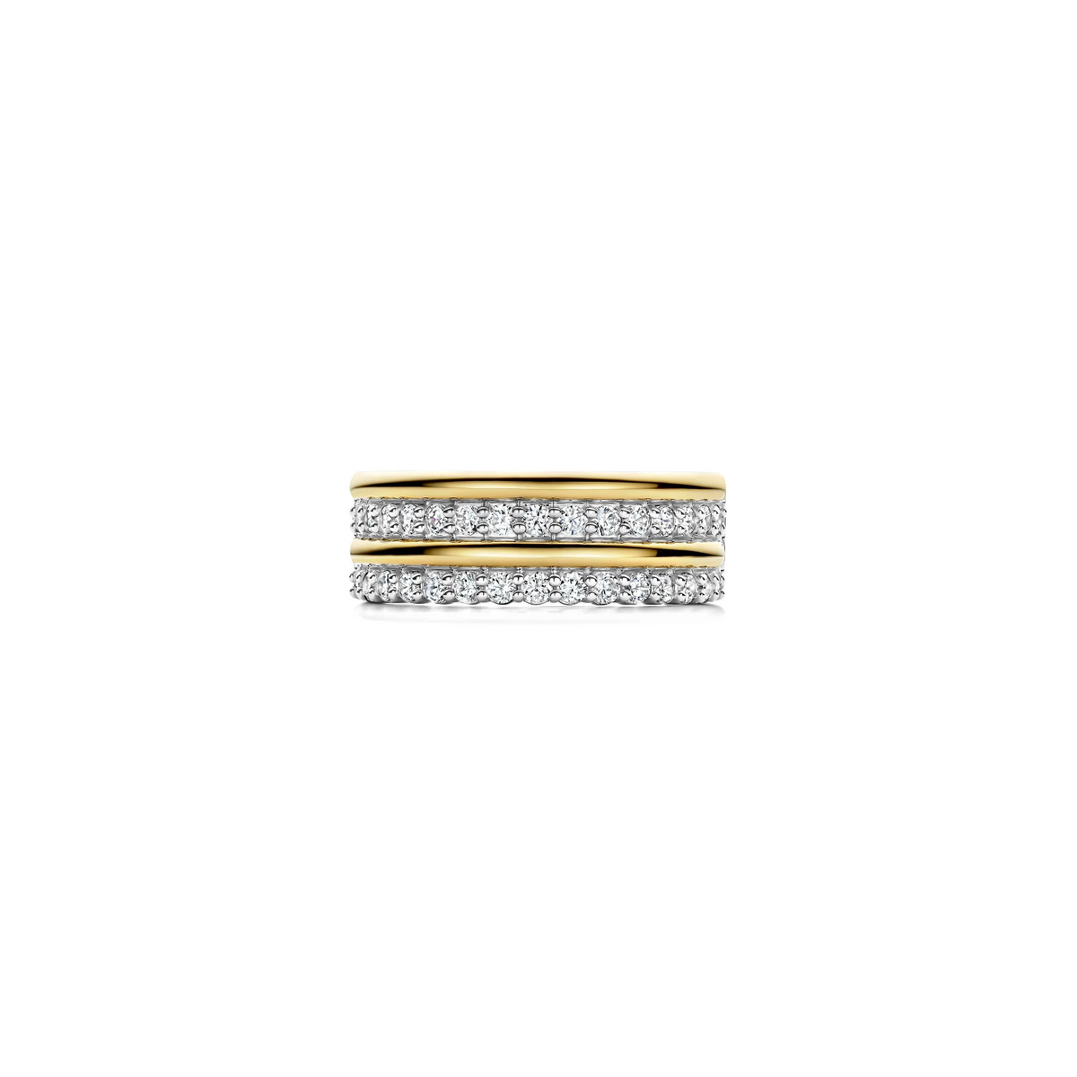 Zirkonia Layered Ring - M model