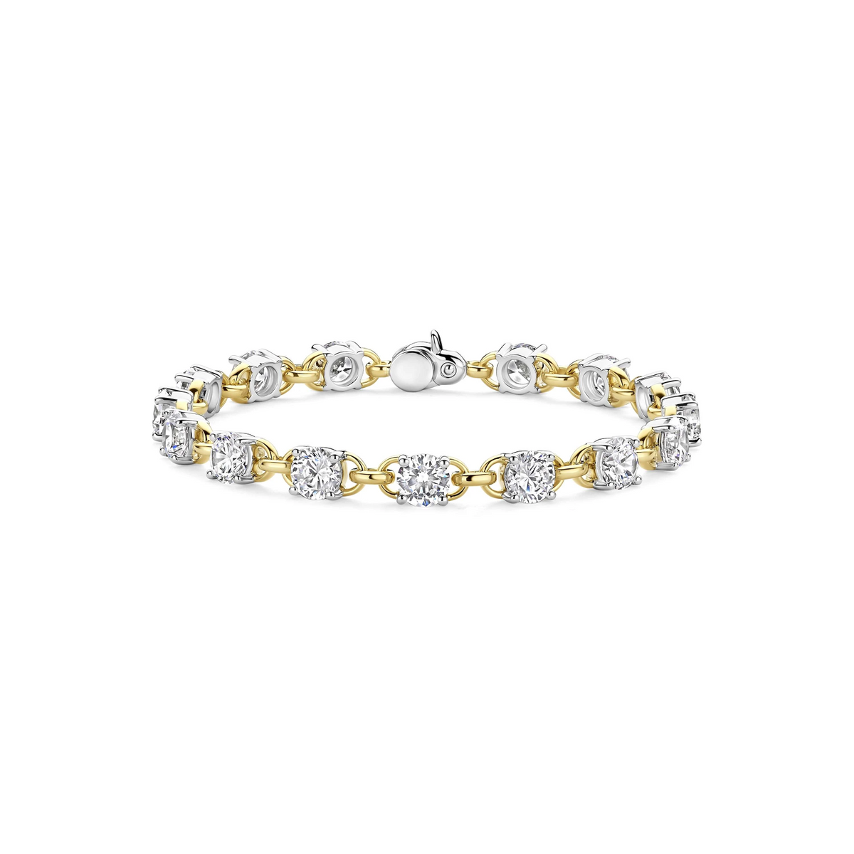 Zirkonia Schakel Armband