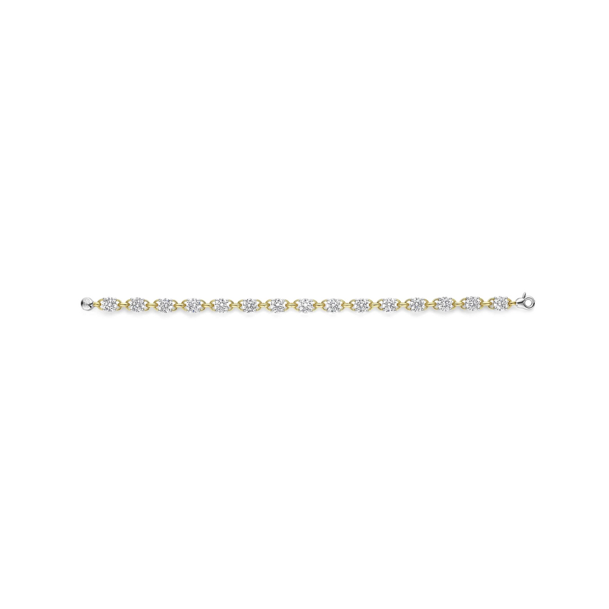 Zirkonia Schakel Armband