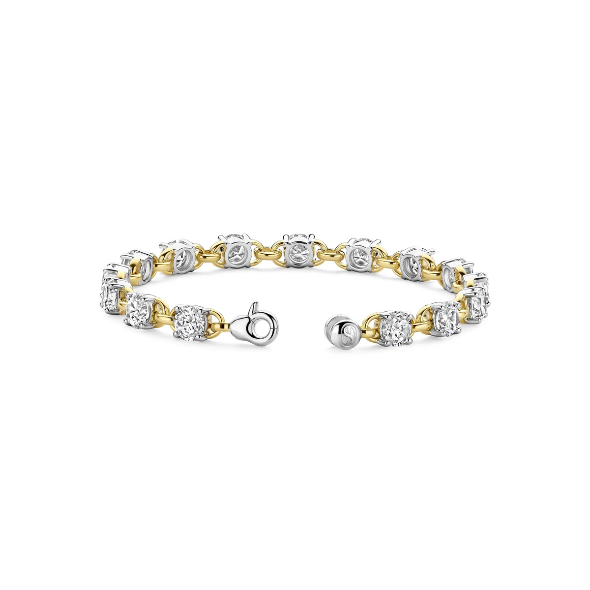 Zirkonia Schakel Armband
