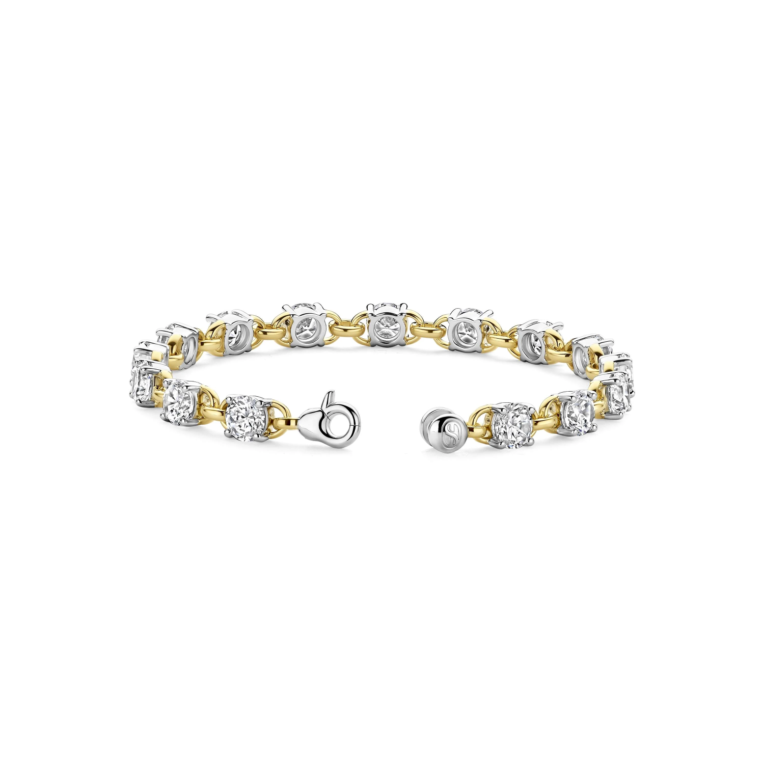 Zirkonia Schakel Armband
